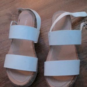 White Platform Sandals